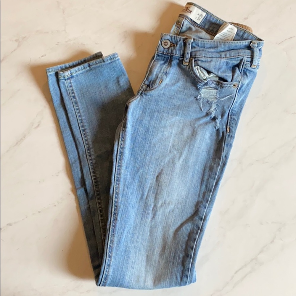 Hollister Distressed Skinny Jeans